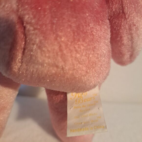 HolyBears From The Heart Series God Bless Grandma Bear Beanie Plush Toy 2000 - Picture 7 of 12